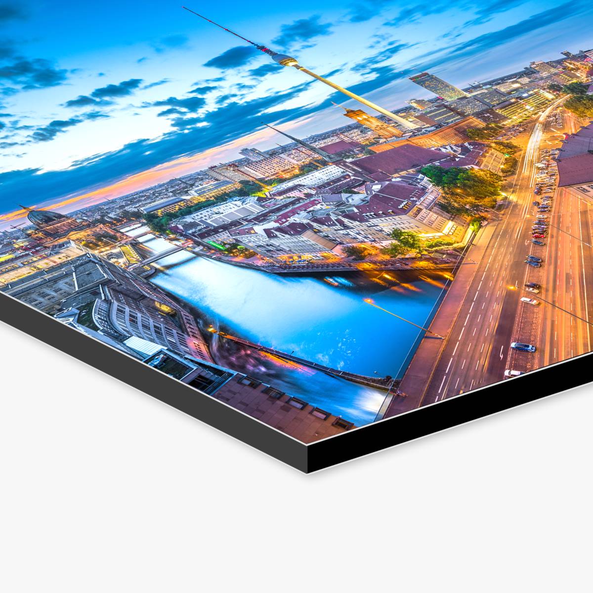 Alu Dibond Foto 50er Auto Länge